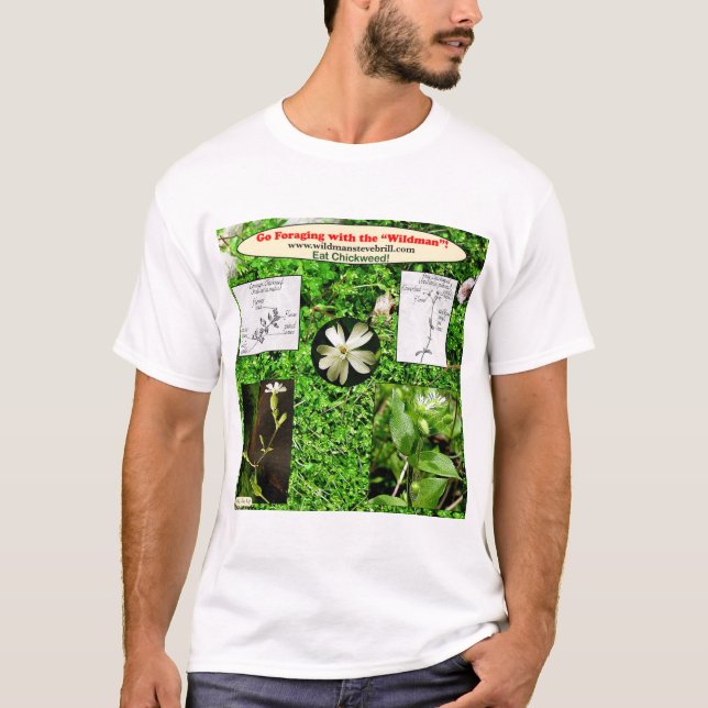 T-shirt Habillement de mouron des oiseaux d'usage ! (Devant)