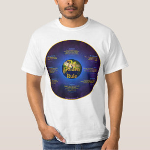 T-shirt Habillement de règle d'or