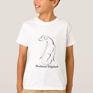 T-shirt Habillement de Rhodesian Ridgeback