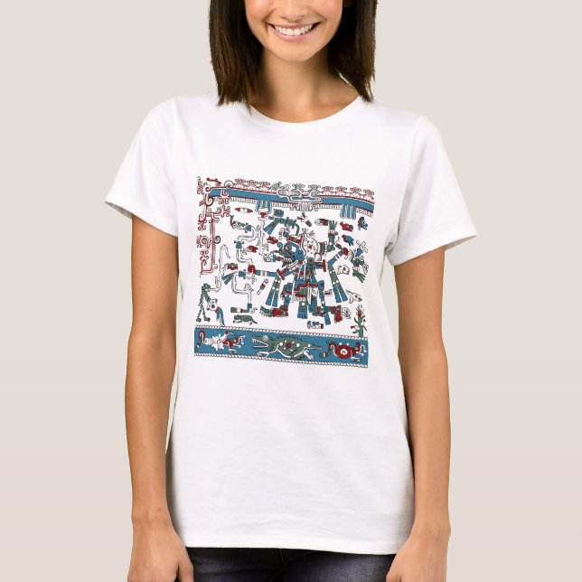 T-shirt Habillement de Tlaloc (Devant)