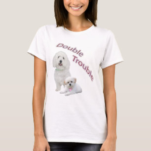 T-shirt Habillement décontracté de double problème malt