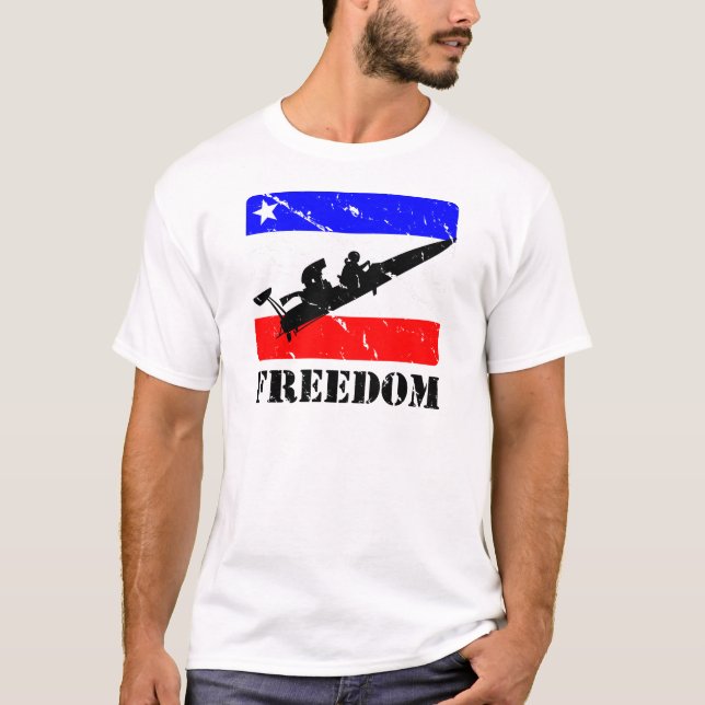 T-shirt Habillement d'Entrave-Bateau de liberté (Devant)