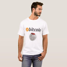 Habillement des T-shirts-Bitcoin des hommes de