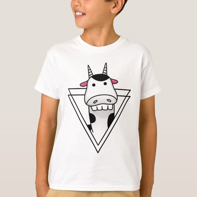 T-shirt Habillement d'évolution de vache (Devant)
