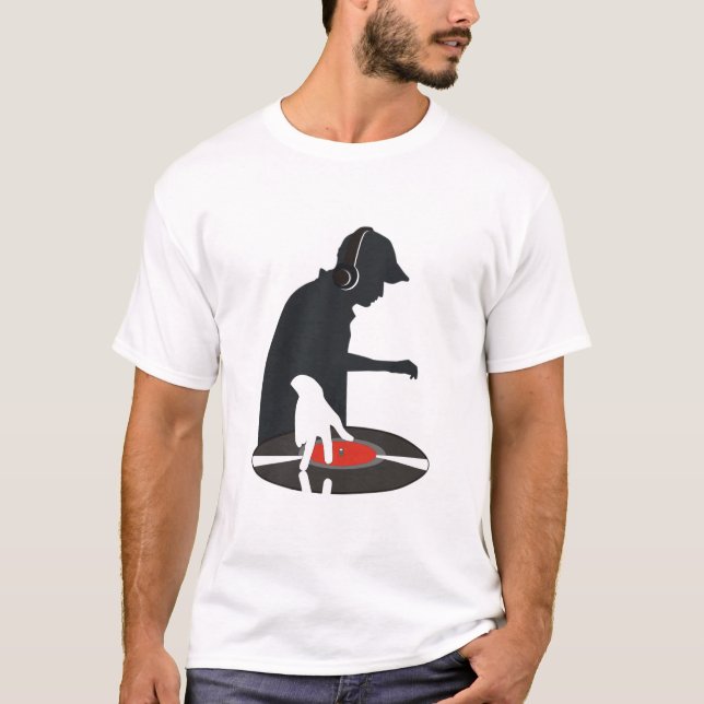 T-shirt habillement du DJ de hip hop (Devant)