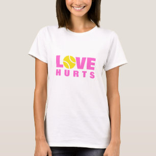 T-shirt Habillement du tennis des femmes - l'amour blesse