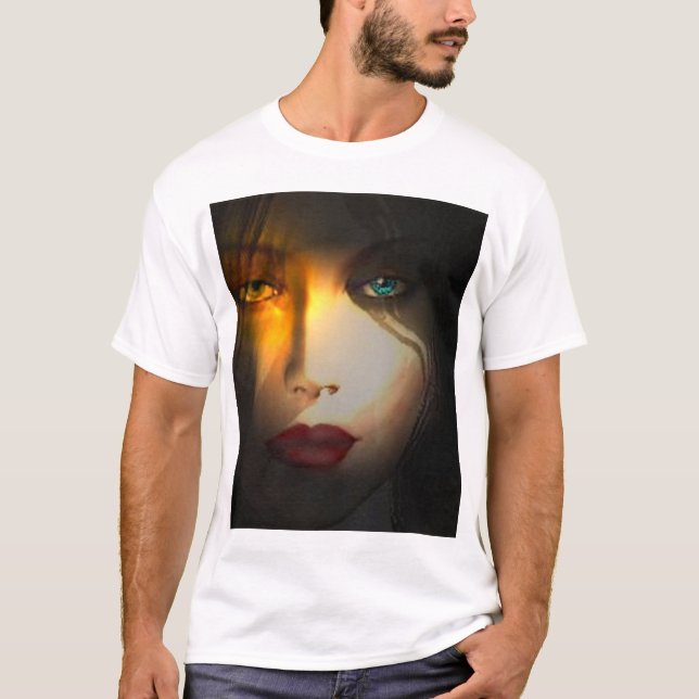 T-shirt Habillement du visage de la femme (Devant)