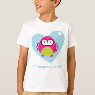 T-shirt HABILLEMENT : : hibou - huée