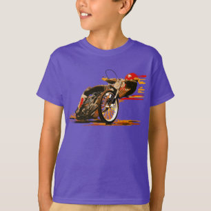 T-shirt Habillement impressionnant de moto de speed-way