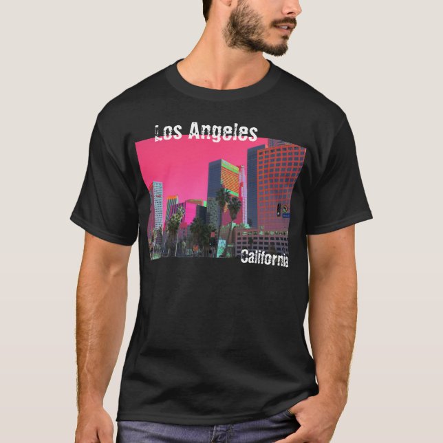 T-shirt Habillement Los Angeles, la Californie de tourisme (Devant)