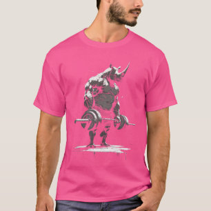 T-shirt Habillement Rhino Poids Levant Bête Gymnase Gear W