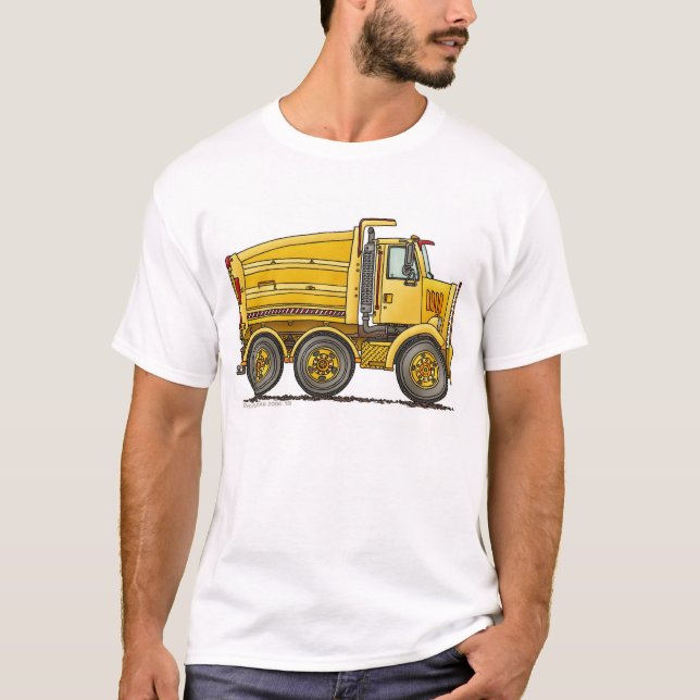 T-shirt Habillement tandem diesel de construction de (Devant)