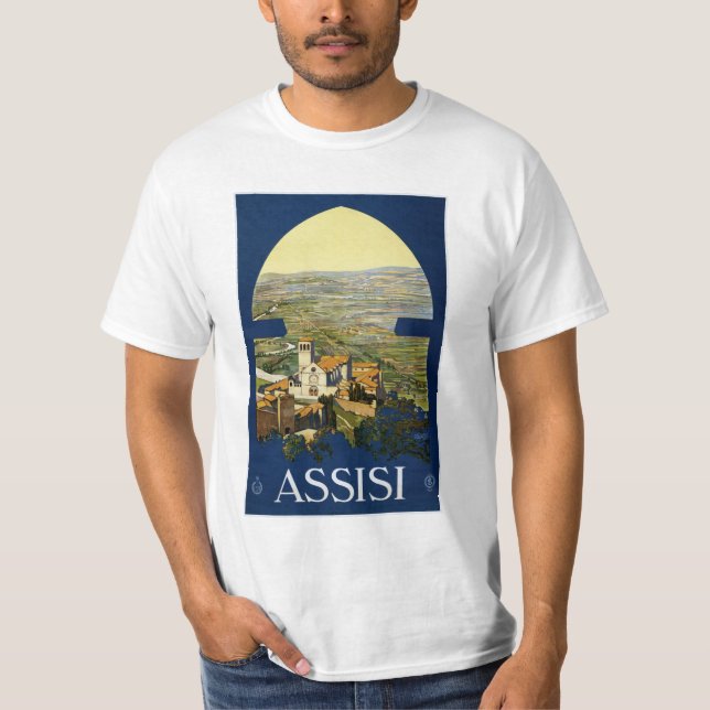 T-shirt Habillement vintage d'Assisi Italie (Devant)