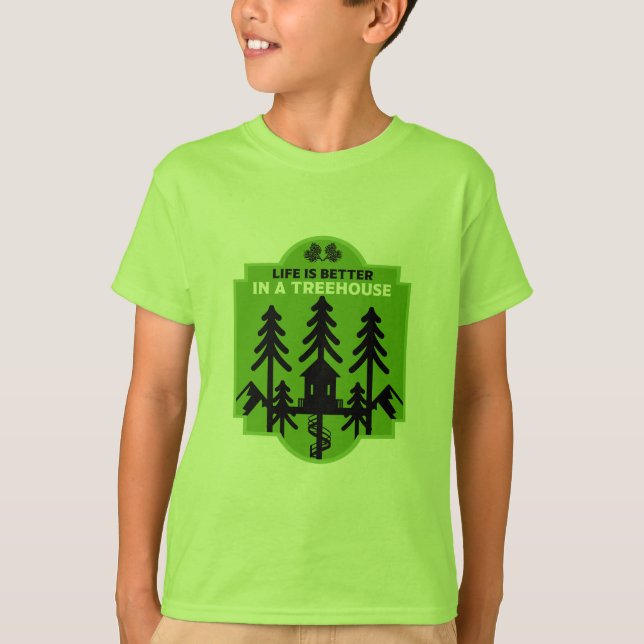 T-shirt Habitat Cabane (Devant)