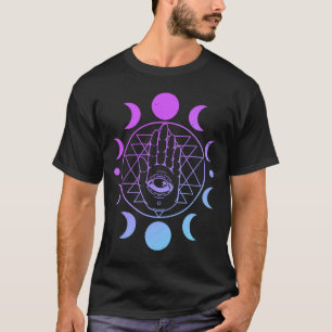 T-shirt Habits esthétiques occultes Soft Gothic Moon Phase