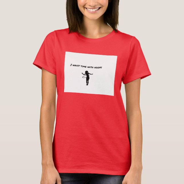 T-shirt Hachage de temps de taille (Devant)