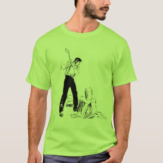 T-shirt Hachage du bois