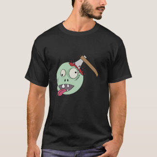 T-shirt Hache dans le zombi principal