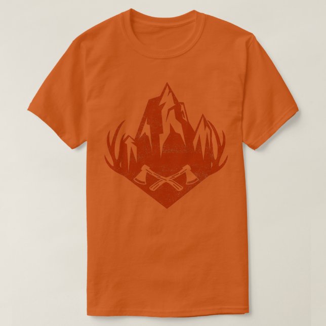 T-shirt hache de montagne (Design devant)