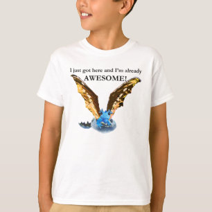 T-shirt Hachure de dragon