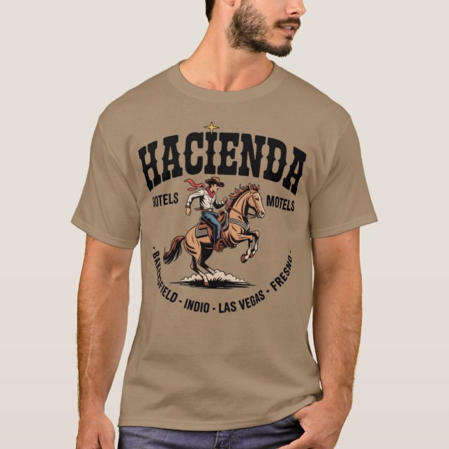 T-shirt Hacienda - Las Vegas Vintage (Devant)