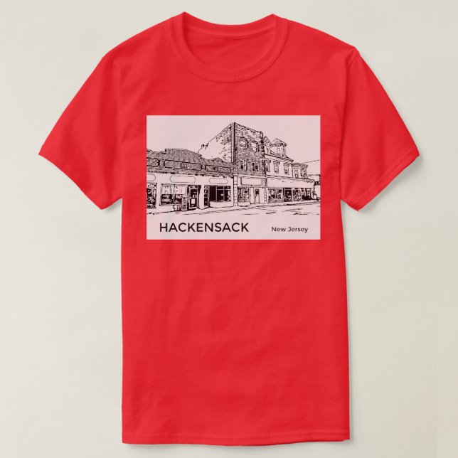 T-shirt Hackensack New Jersey (Design devant)