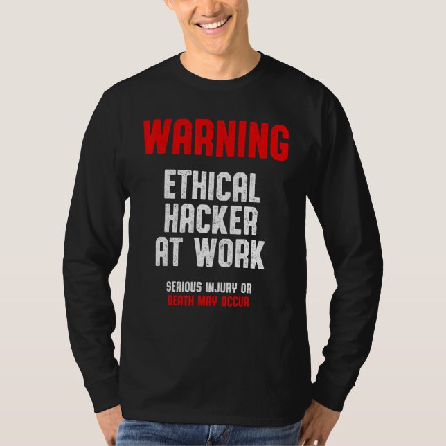 T-shirt Hacker éthique Cybersécurité It Pen Tester 1 (Devant)