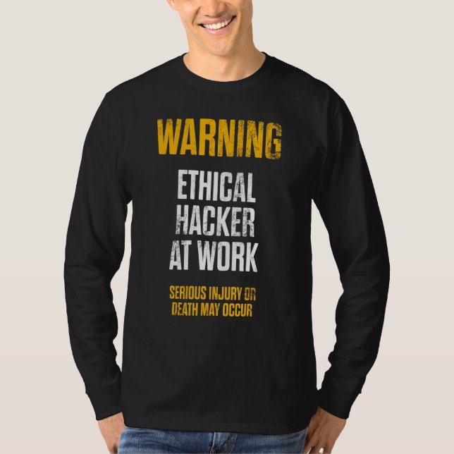T-shirt Hacker éthique Cybersécurité It Pen Tester 2 (Devant)