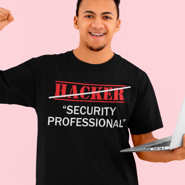 T-shirt Hacker Security Professional Funny Programmer Cade (Créateur téléchargé)
