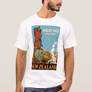 T-shirt Haere Mai (Bienvenue en Nouvelle-Zélande)
