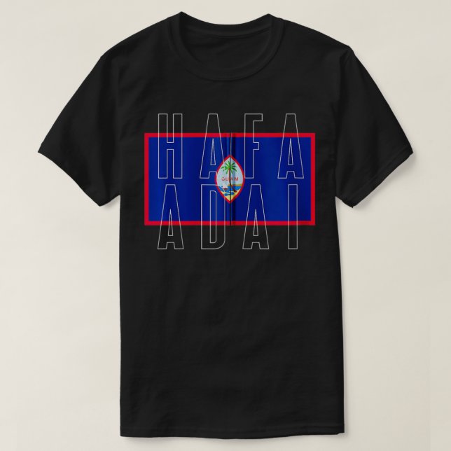 T-shirt Hafa Adai Guam Zip (Design devant)
