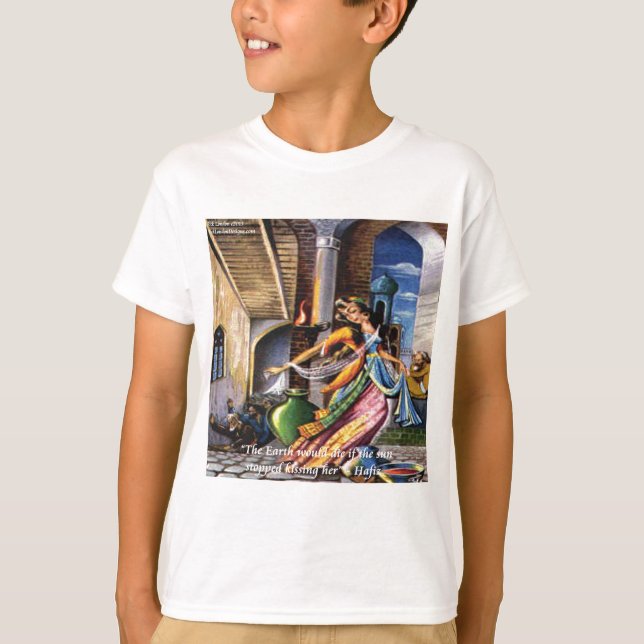 T-shirt Hafiz (Soleil & Terre) Citation d'amour (Devant)