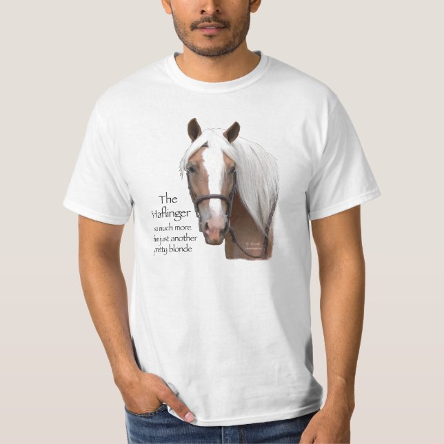 T-shirt Haflinger font face (Devant)