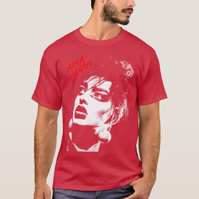 T-shirt Hagen Punk retro (Devant)