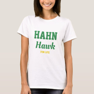 T-shirt Hahn Hawk High School Allemagne T-shirt, Vert Or