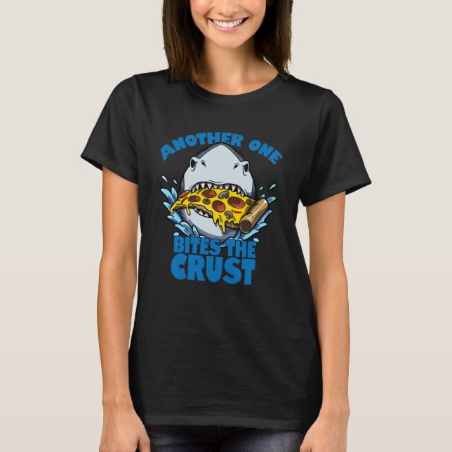 T-shirt Hai Mord Le Ventilateur De Pizza De Crust Fast Foo (Devant)