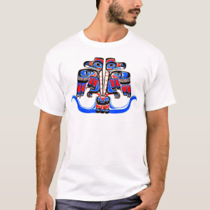 T-shirt Haida Double Thunderbird Art autochtone américain