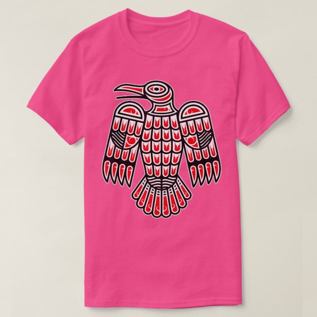 T-shirt Haida Raven Amérindien Indigène de l'Amérique (Design devant)
