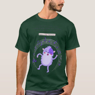 T-shirt Haiku le Hamster A Beat et quelques notes