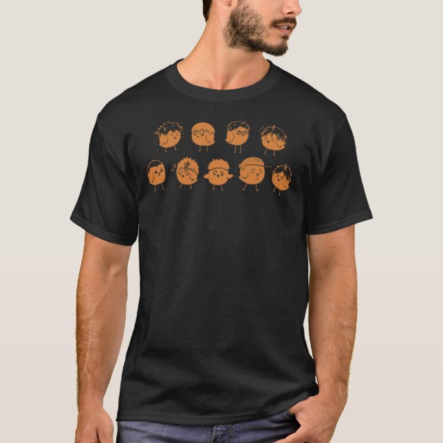 T-shirt Haikyuu ! icônes Karasuno Crows ver. 2 T-Shi Class (Devant)