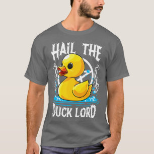 T-shirt Hail au Seigneur Canard Pun Meme Hommes Femmes Drô