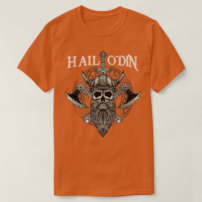 T-shirt Hail Odin Viking Valhalla 3 (Design devant)