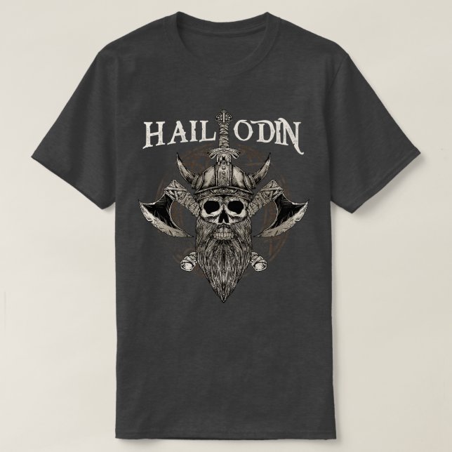 T-shirt Hail Odin Viking Valhalla 3 (Design devant)