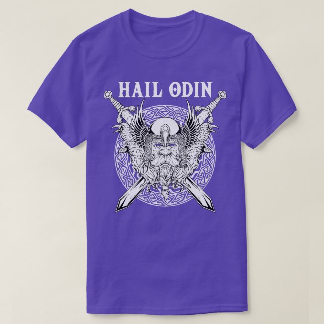 T-shirt Hail Odin Viking Valhalla 4 (Design devant)