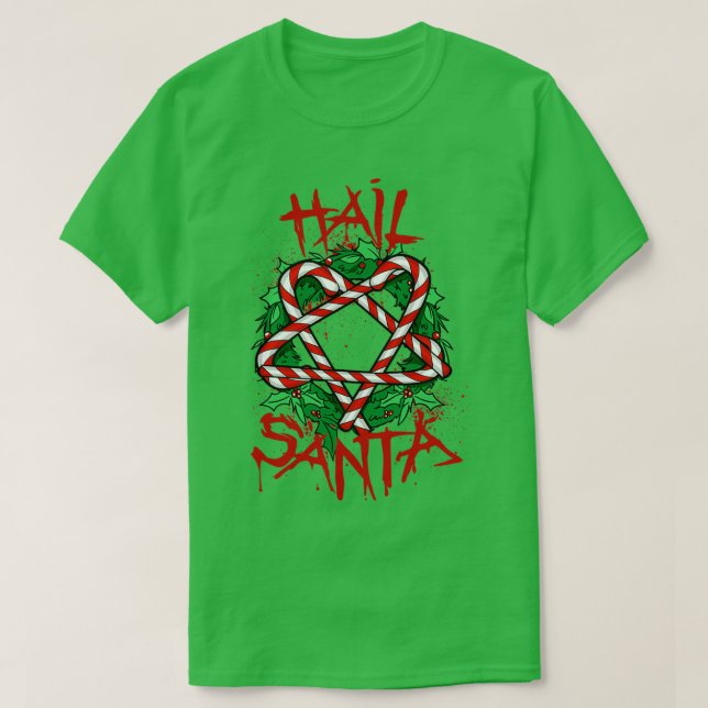 T-shirt Hail Santa 2  (Design devant)