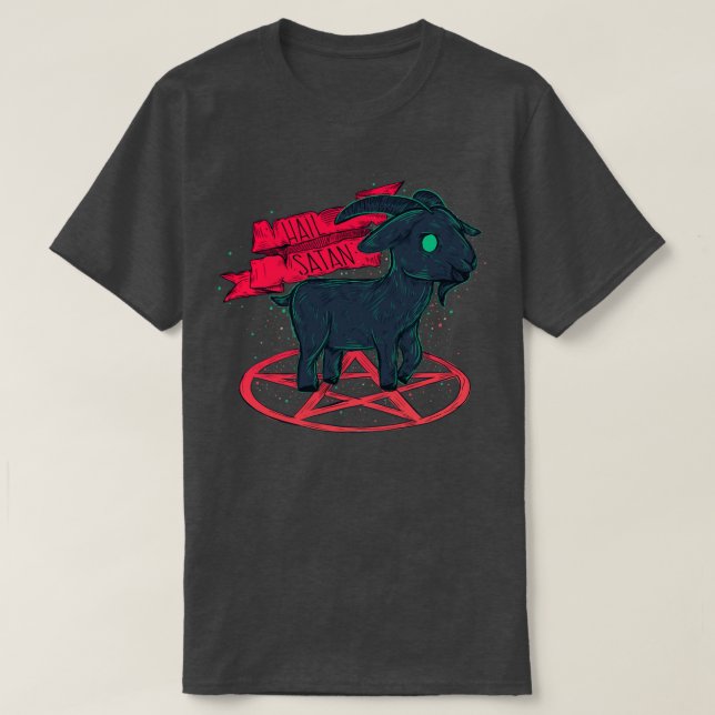 T-shirt Hail Satan (Design devant)