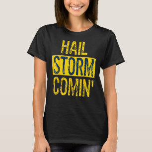 T-shirt Hail Storm Comin' Michigan Michigan Pride Distr