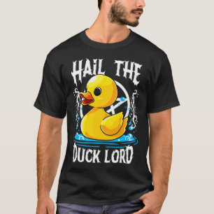 T-shirt Hail the Duck Lord Pun mème Hommes Femmes Drôle Ha