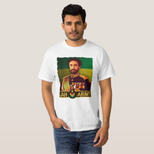 T-shirt Haile eux Emperor - reggae - Jah Army Shirt