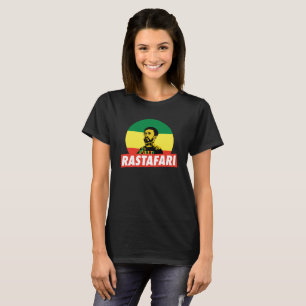 T-shirt Haile eux Jah Rastafari Emperor Rasta Shirt
